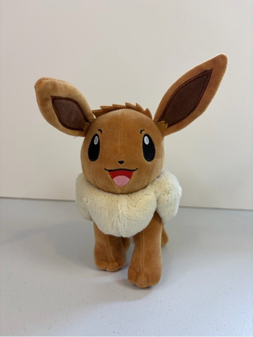 Vintage Pokemon Eevee Plush Stuffed Animal Toy 2022 Nintendo Game Freak 8in